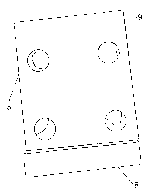 Mechanical fixed connecting block
