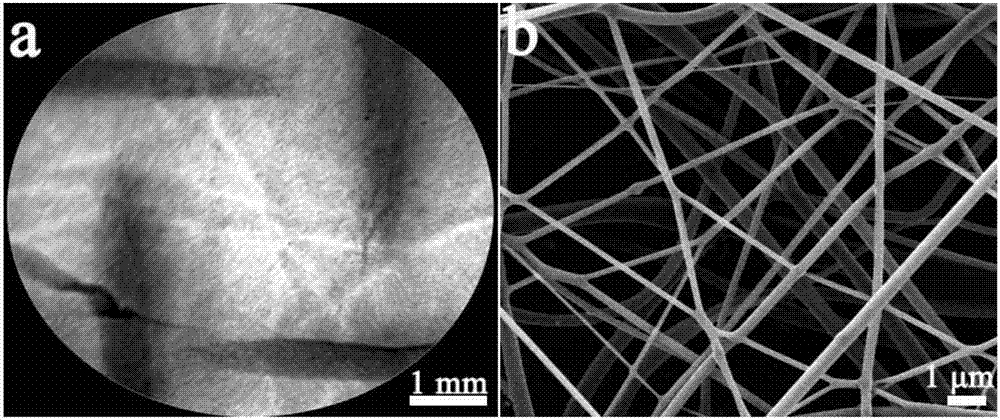 Aperture-controllable CS/PLA oil-water separating nanometer fiber film and preparation method thereof