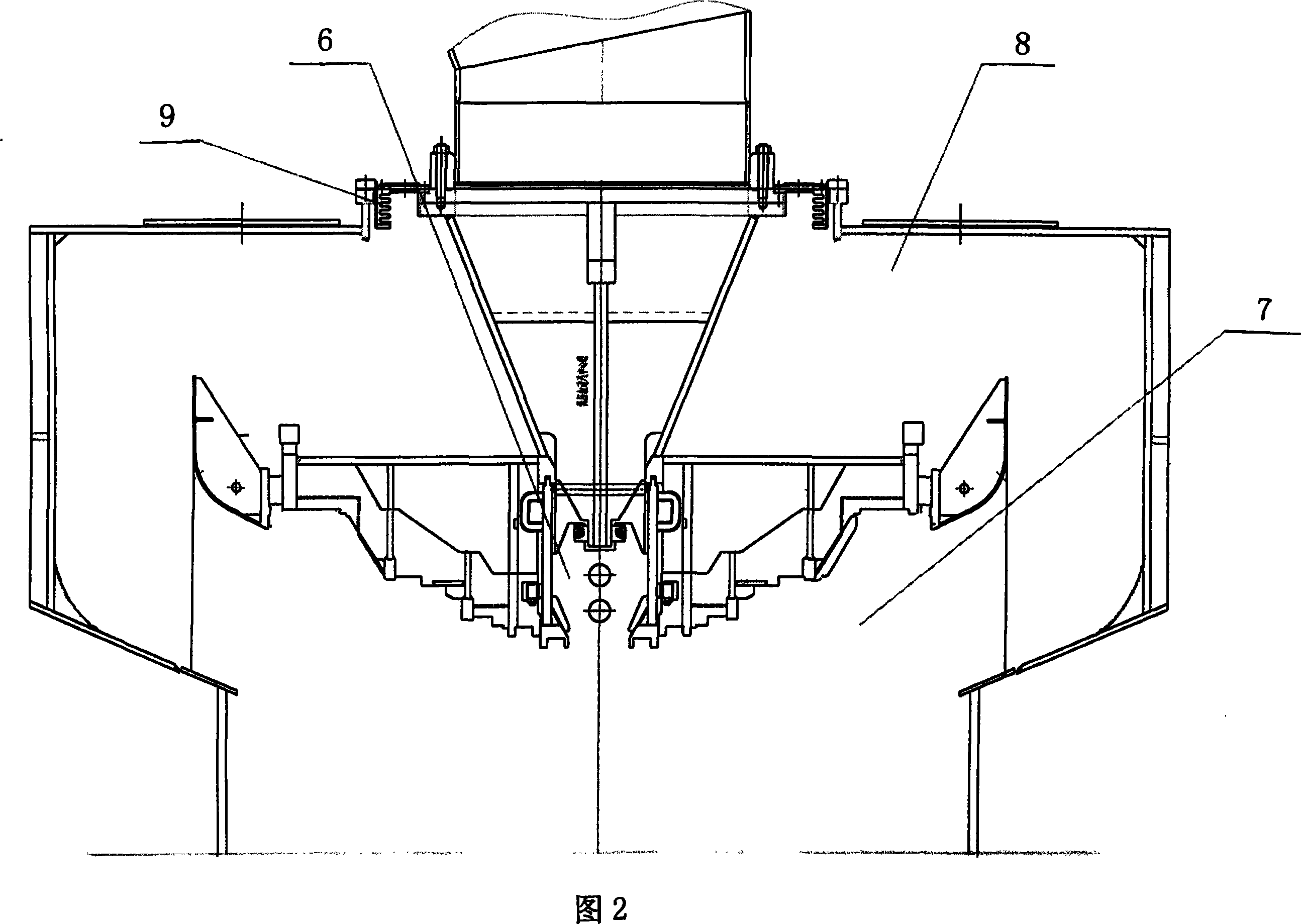 High-power twin-cylinder double flow turbine