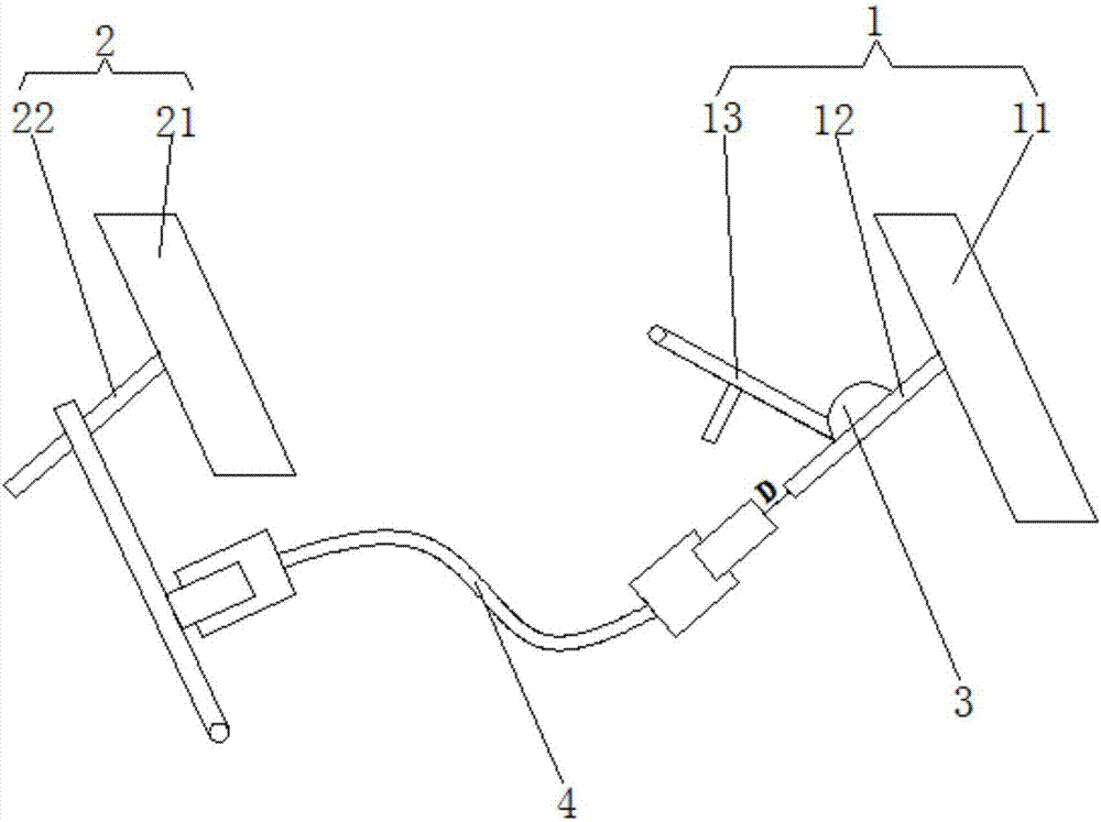 Safety device for preventing accelerator from being mistaken as brake
