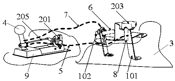 Vehicle gear information acquisition system