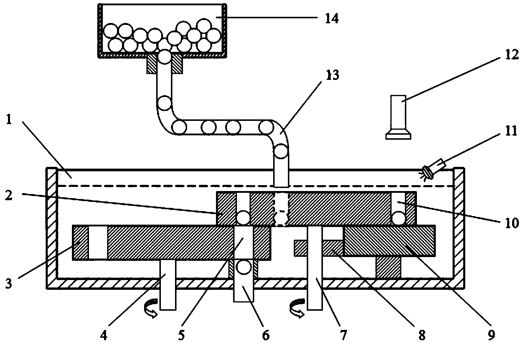 Novel steel ball spreading and sorting device for visual inspection