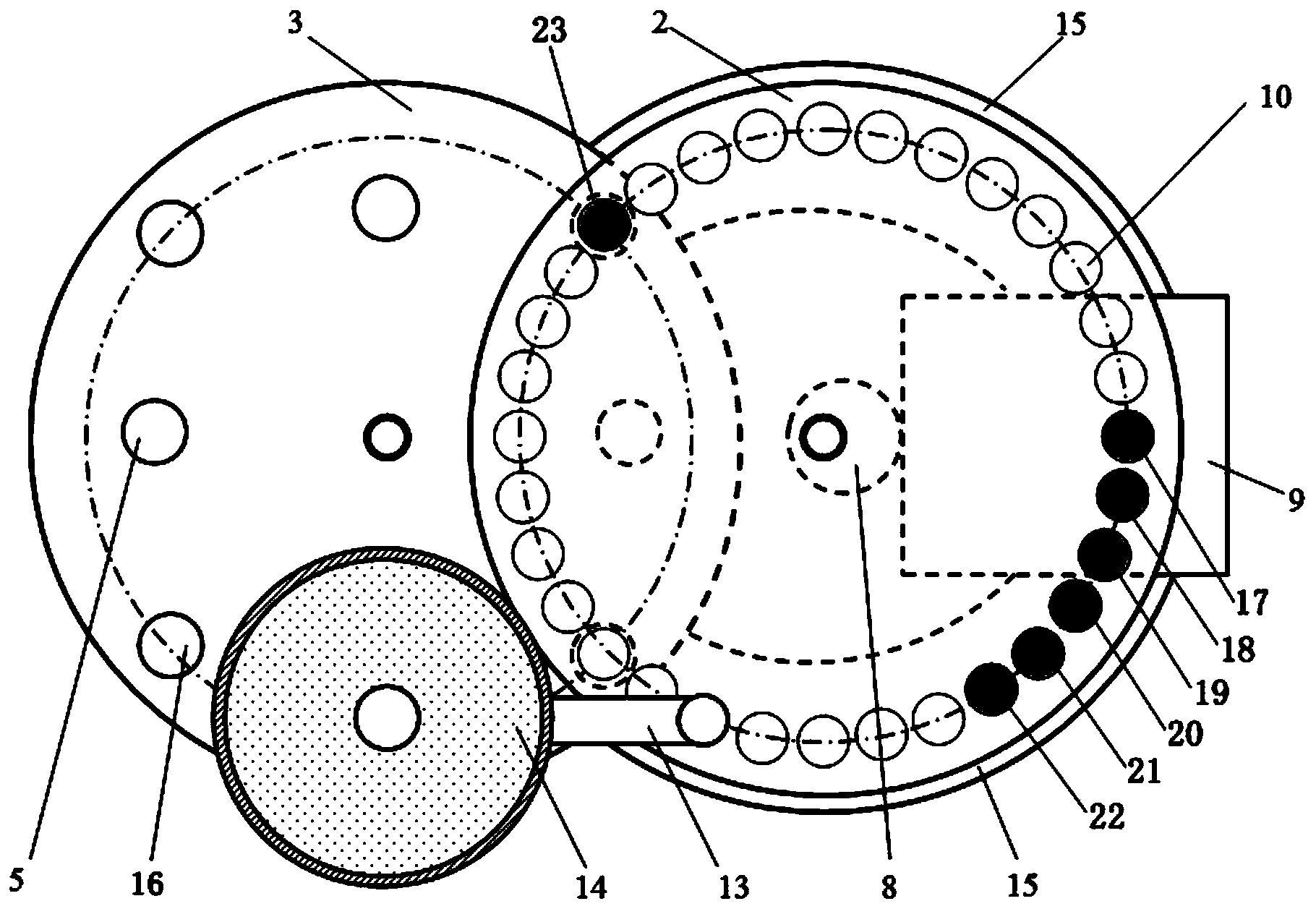 Novel steel ball spreading and sorting device for visual inspection