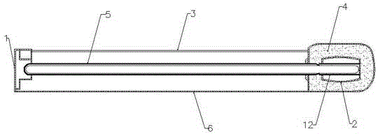 Dual-vacuum tube flat-plate solar collecting module