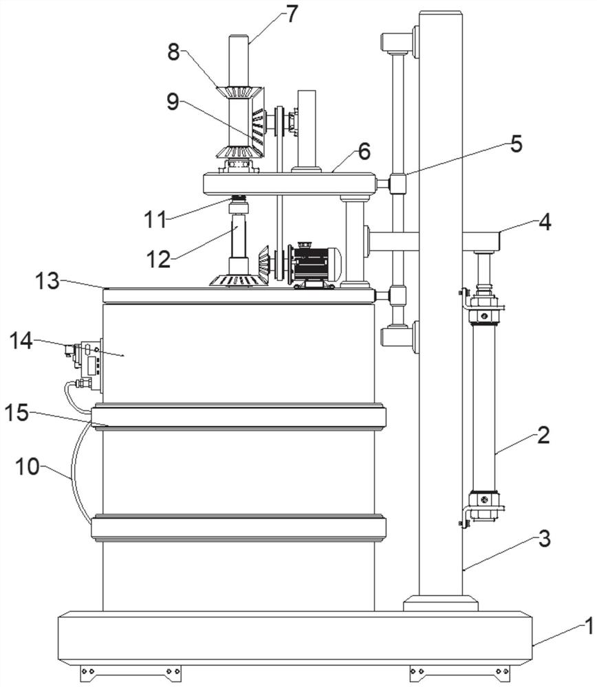 An extraction device for extracting vegetable protein from food