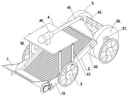 Construction waste recycling and powdering device