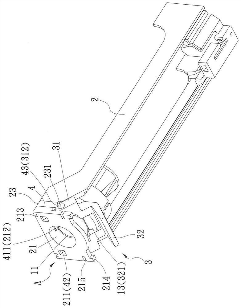 Curtain reel structure with quick positioning and locking