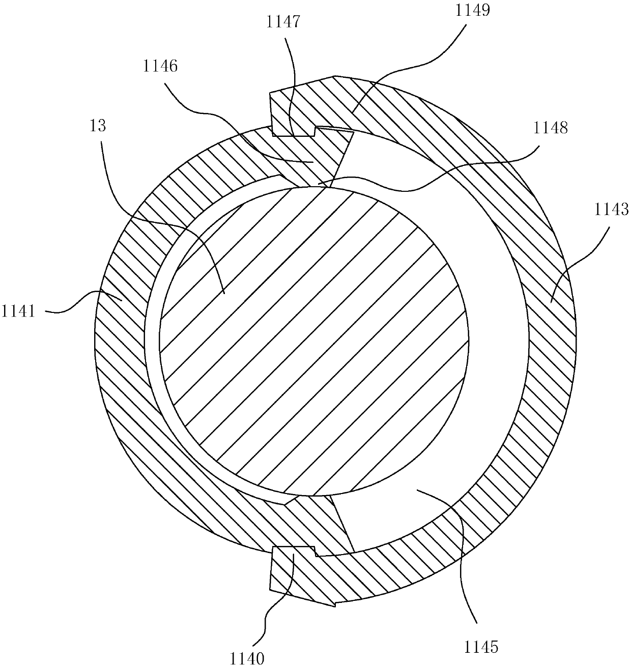 Grating plate assembly used for surface treatment equipment