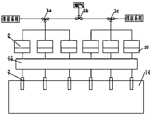 Air and gas two-heat-accumulation heating furnace