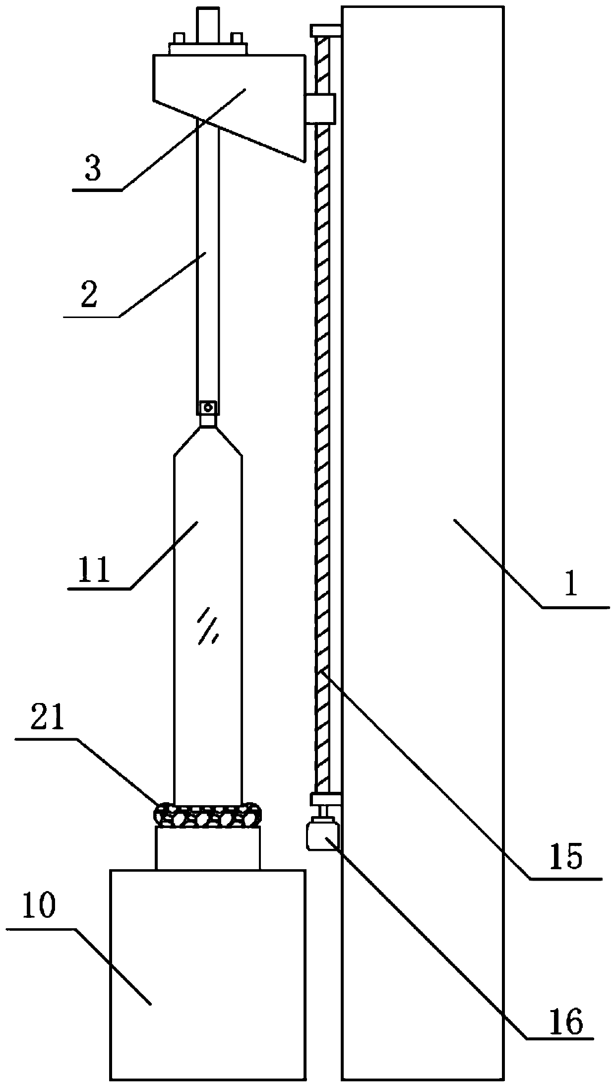 Common rail type optical fiber drawing device and drawing method thereof