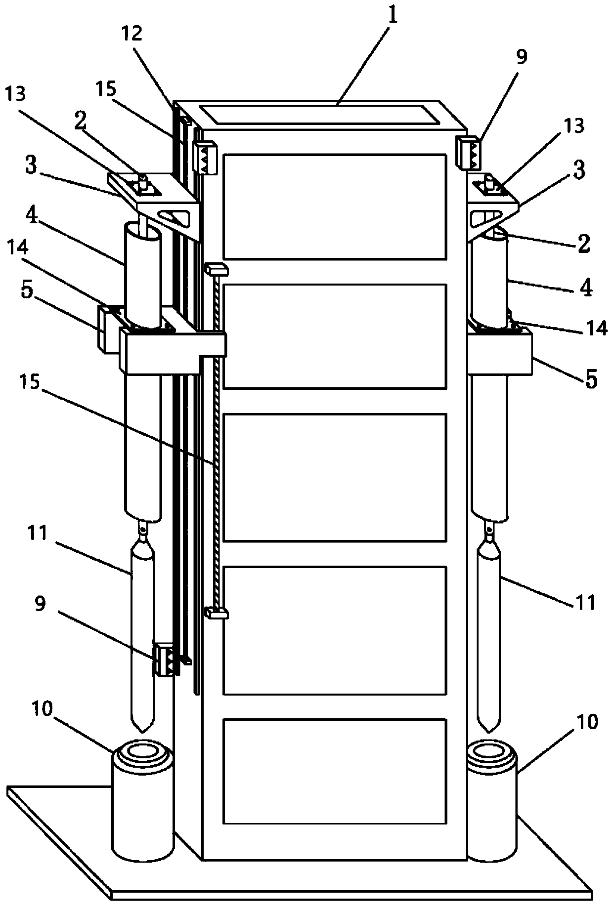 Common rail type optical fiber drawing device and drawing method thereof