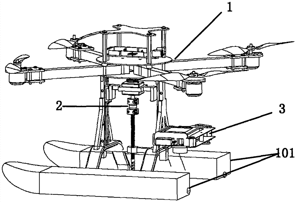 Unmanned aerial vehicle for monitoring ice regime features