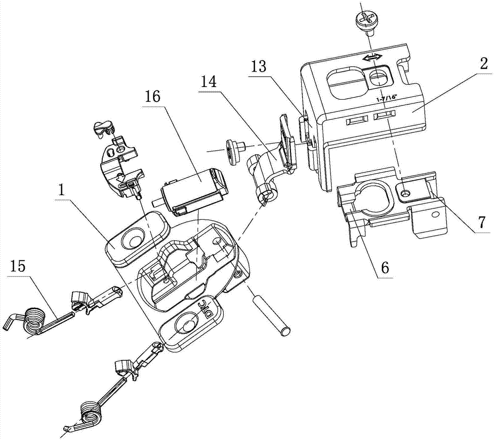 Linkage locking structure of hinge