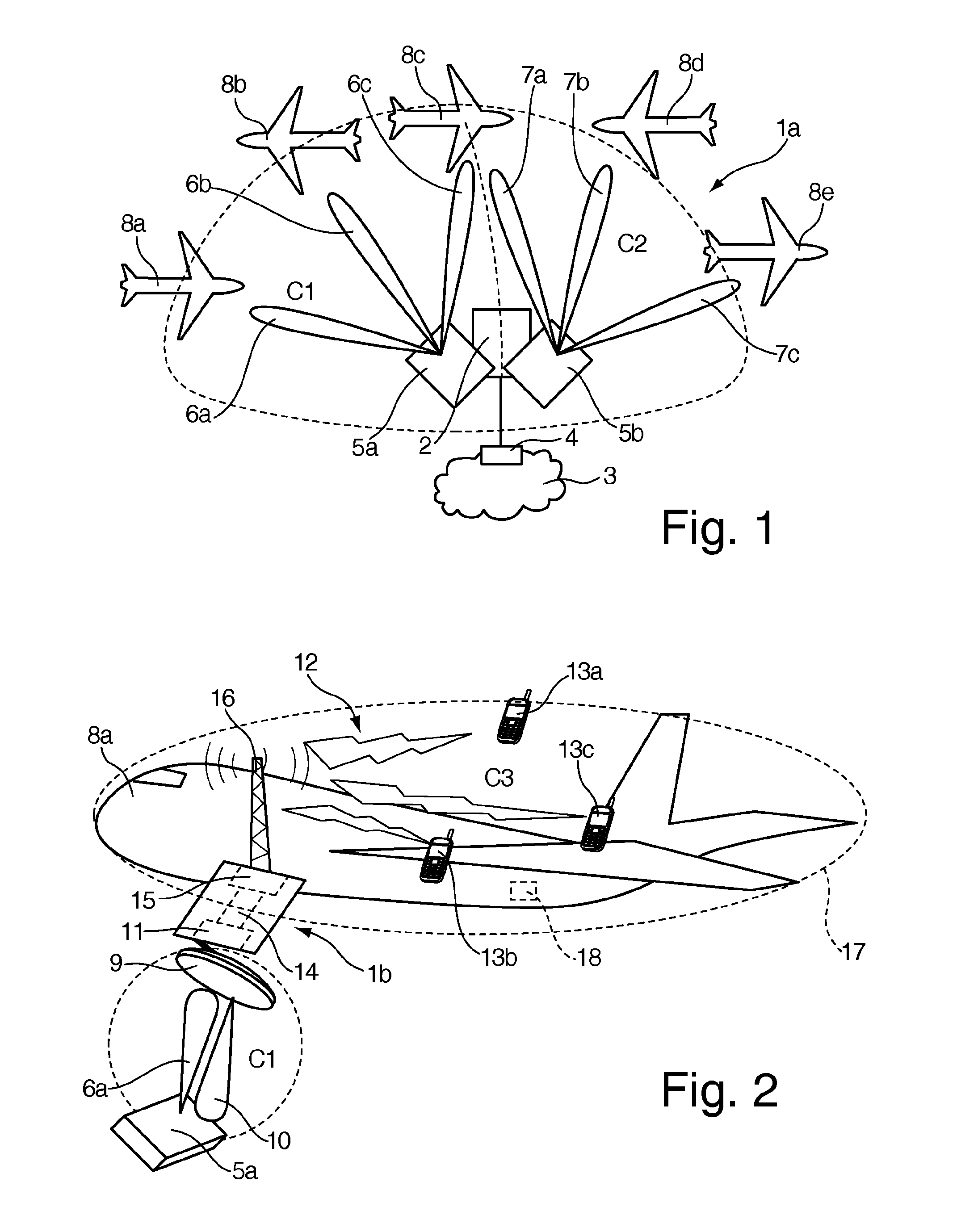 Systems and method for providing in-flight broadband mobile communication services