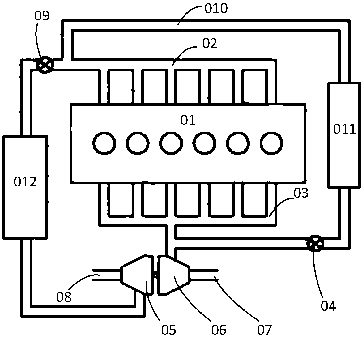 Exhaust gas recirculation system and engine