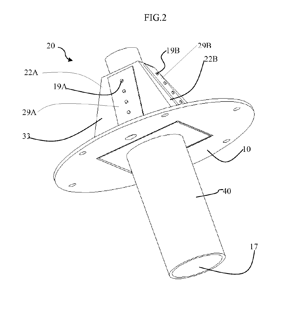 Adjustable depth anchoring system for an underwater light