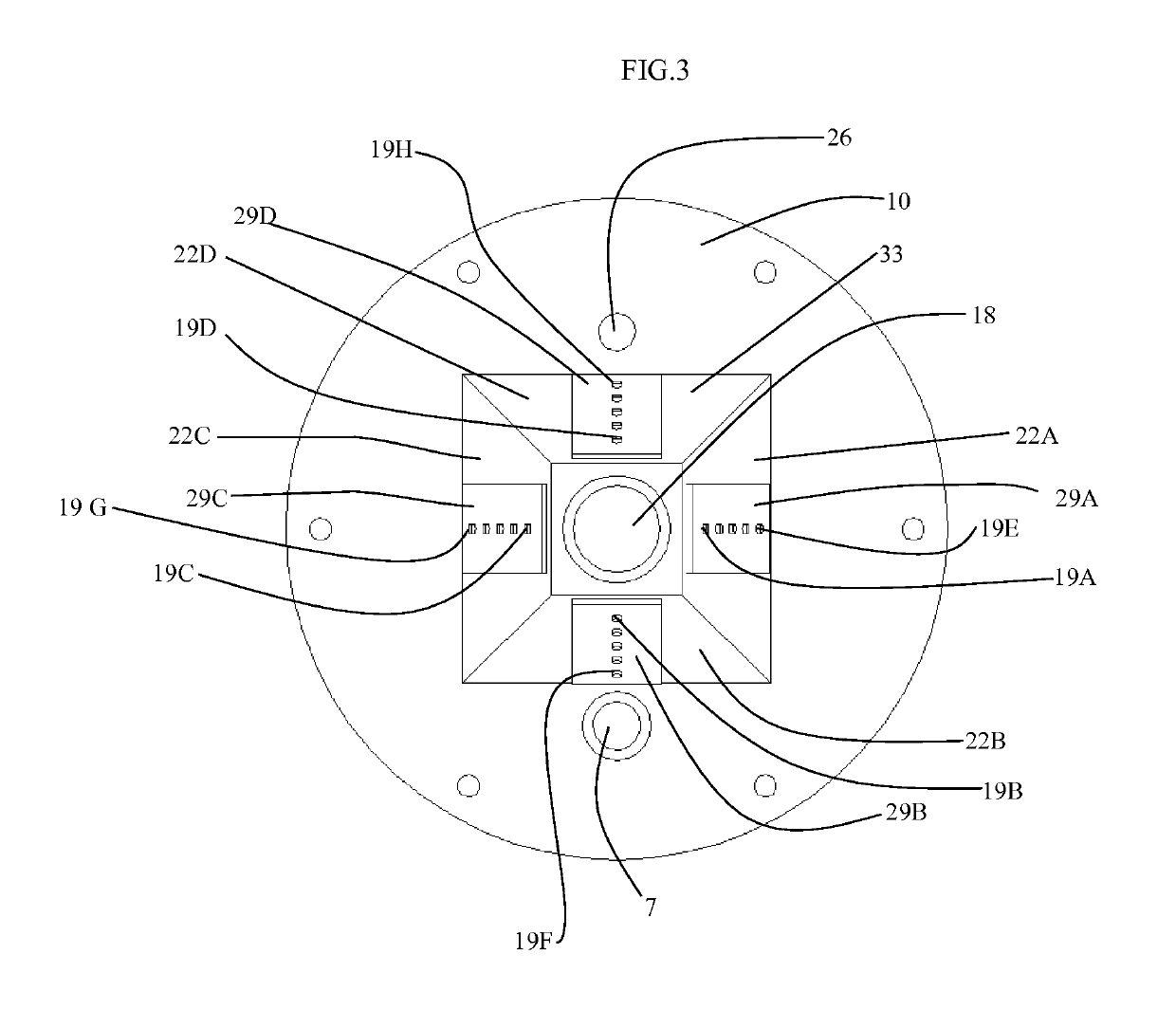 Adjustable depth anchoring system for an underwater light