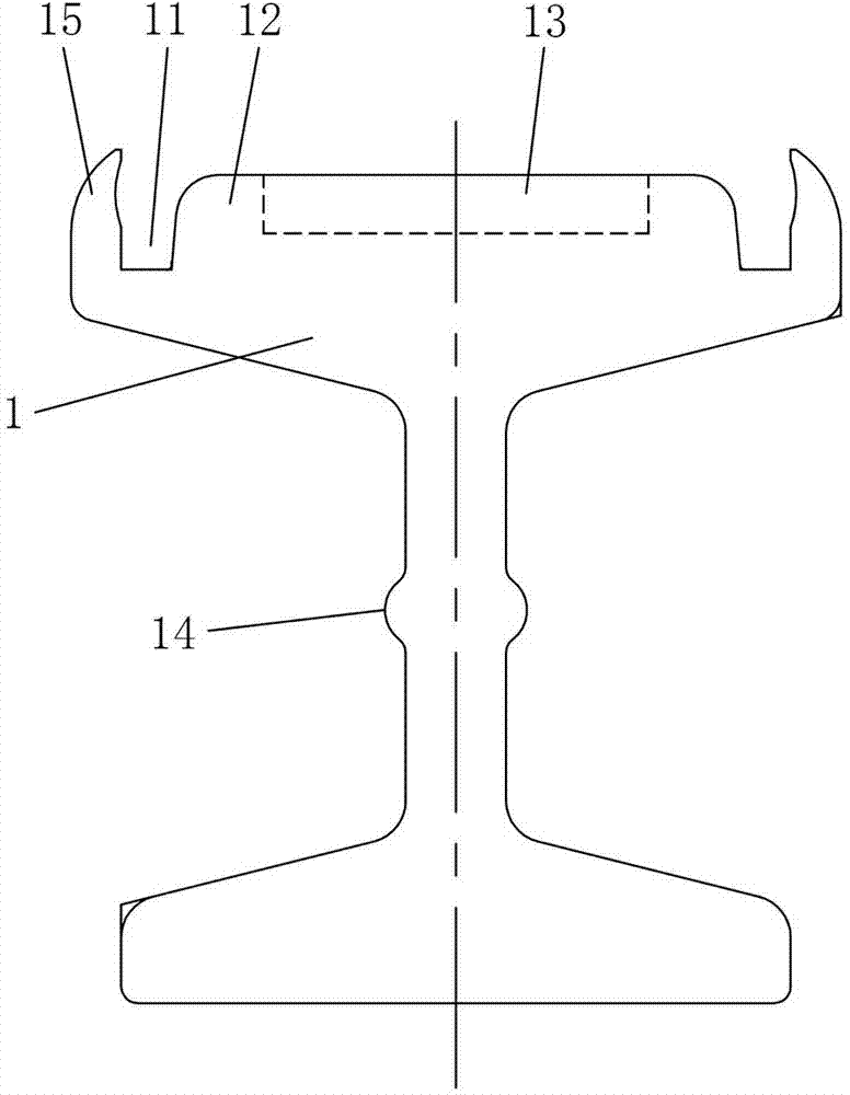 Copper-aluminum composite conductor rail and manufacturing method thereof