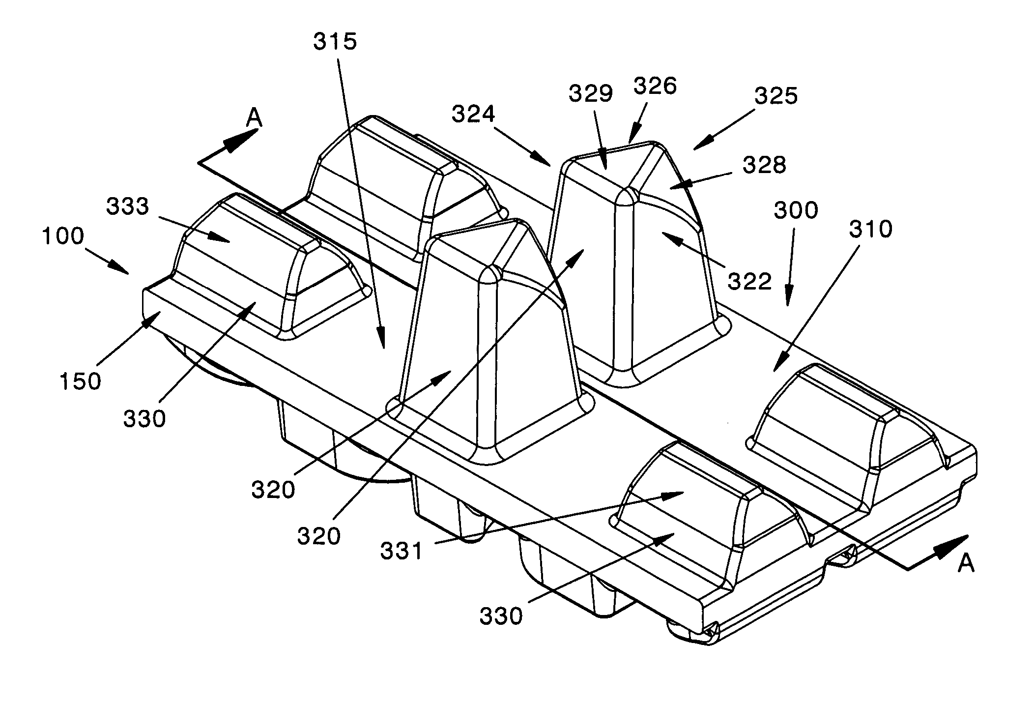 Endless track for high speed multi-terrain vehicles