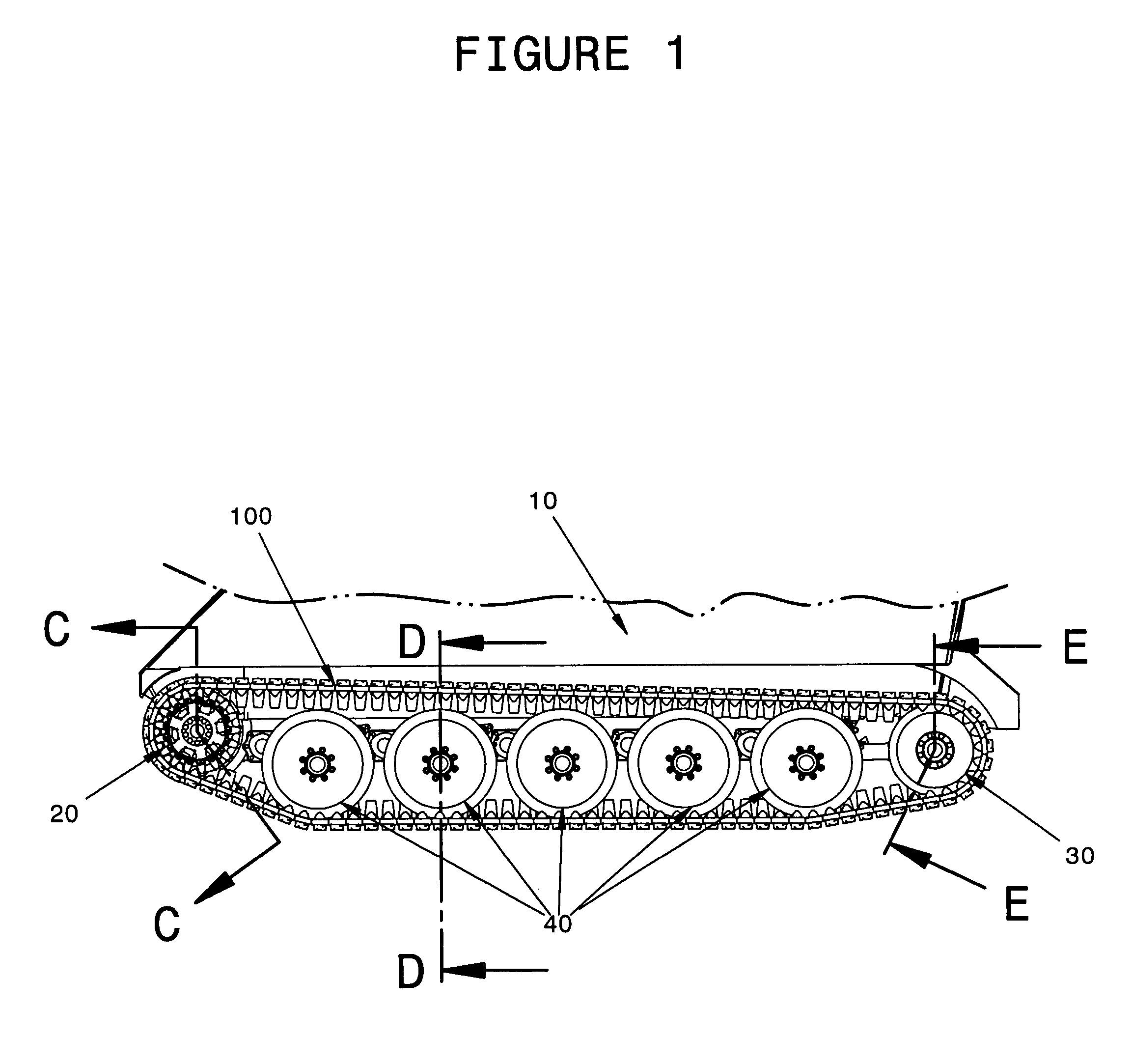 Endless track for high speed multi-terrain vehicles