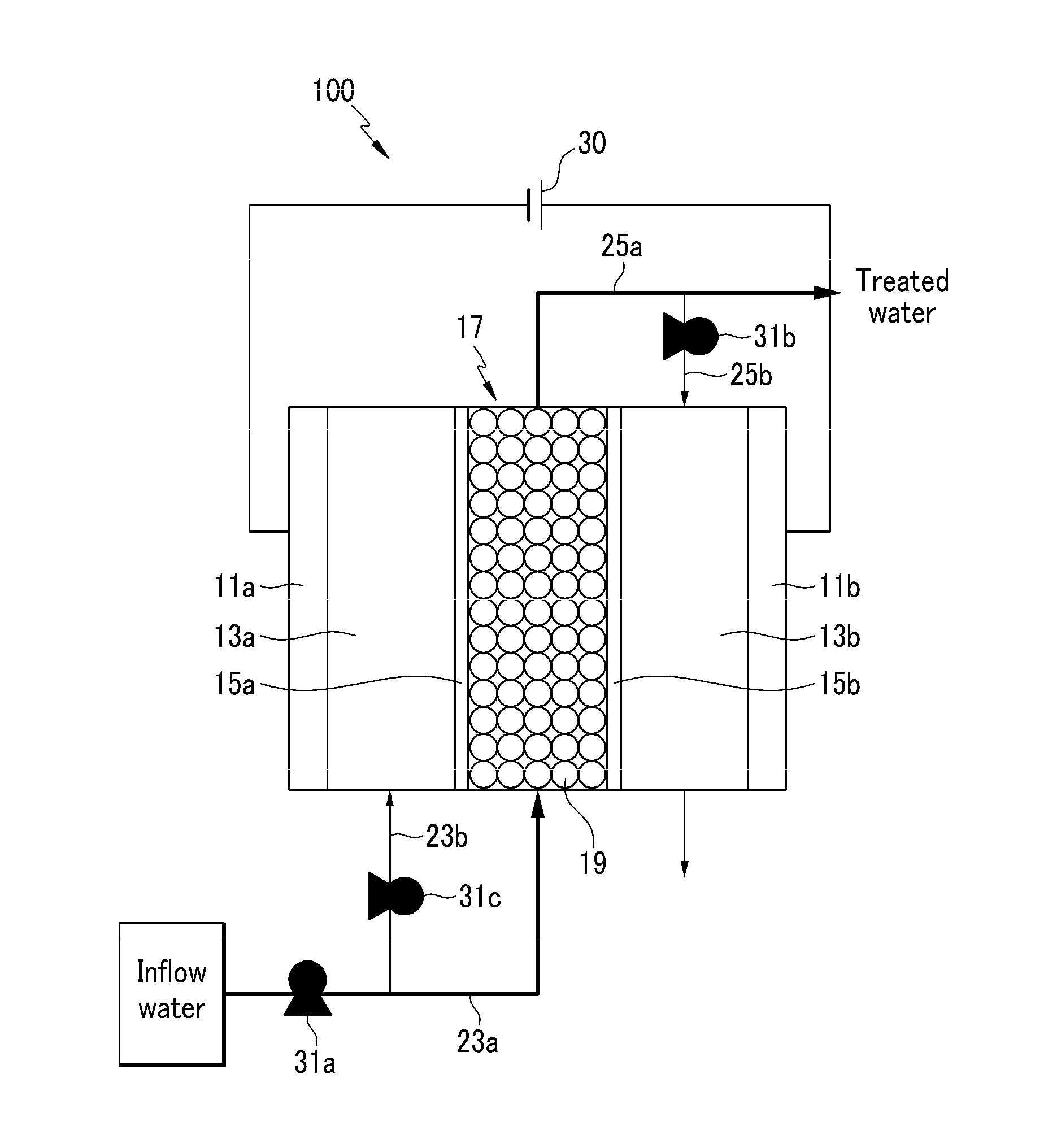 Electrically regenerable water softening apparatuses and methods of operating the same