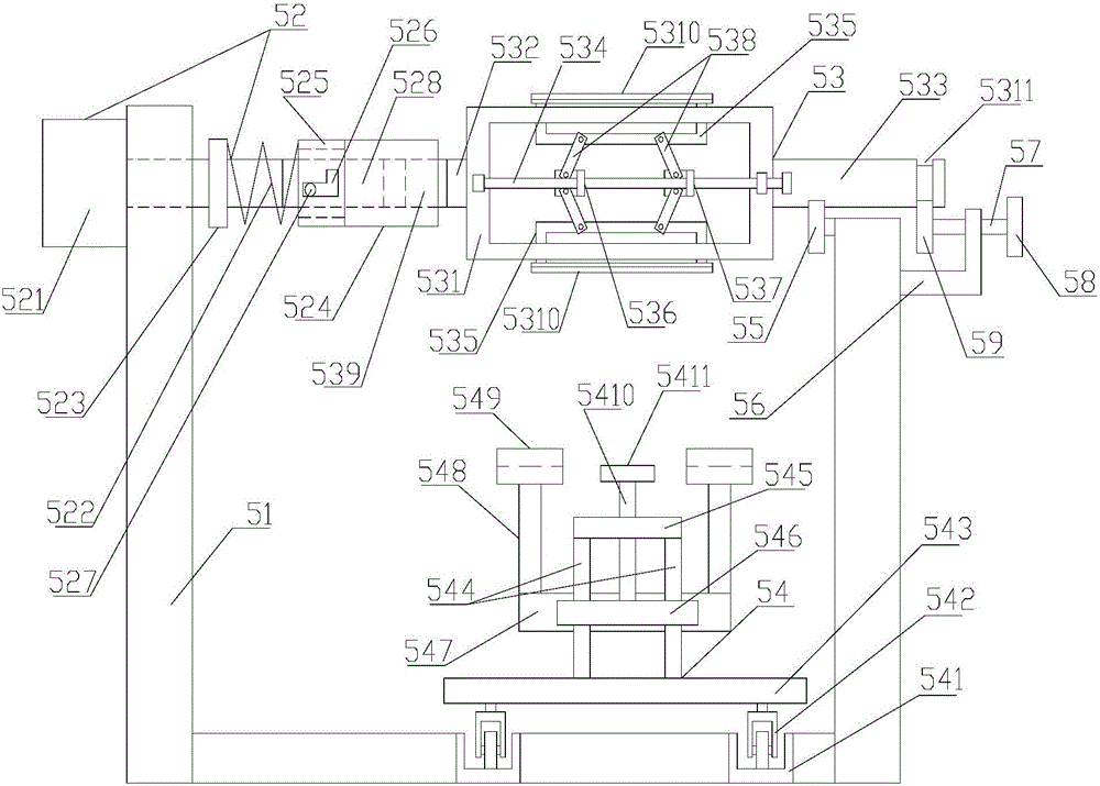 Rolling device for lining cloth production