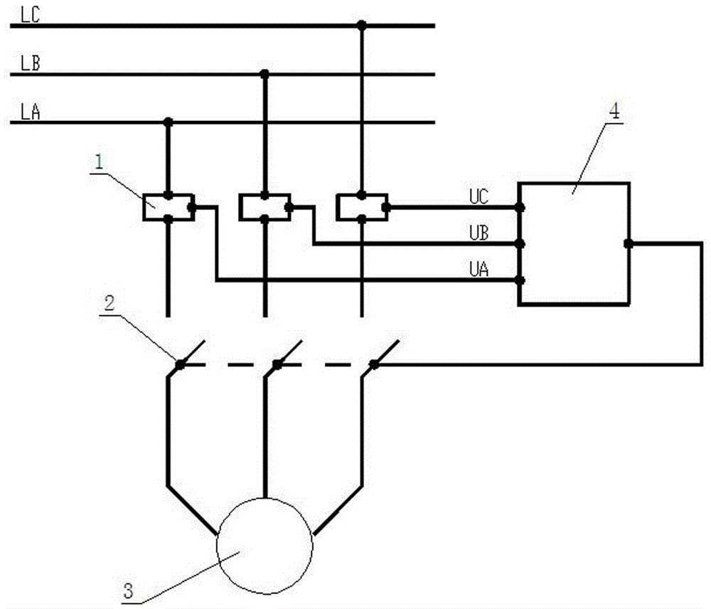 Motor protection switch with phase-sequence protection function ...