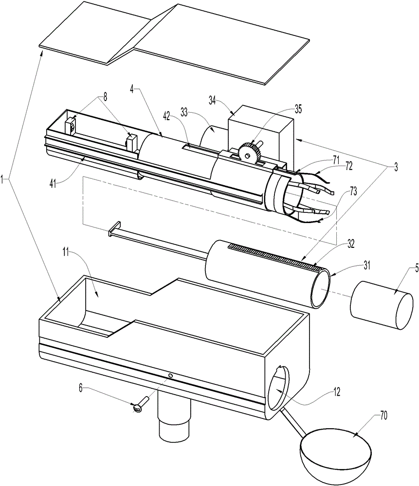 Automatic moxibustion device