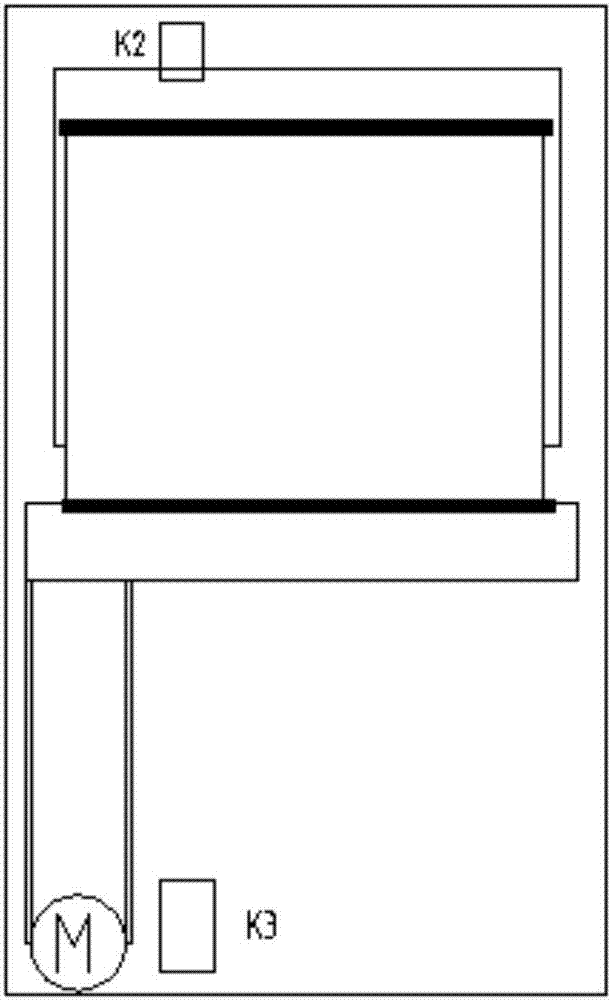 Automobile glass lifting mechanism service life testing device and method thereof