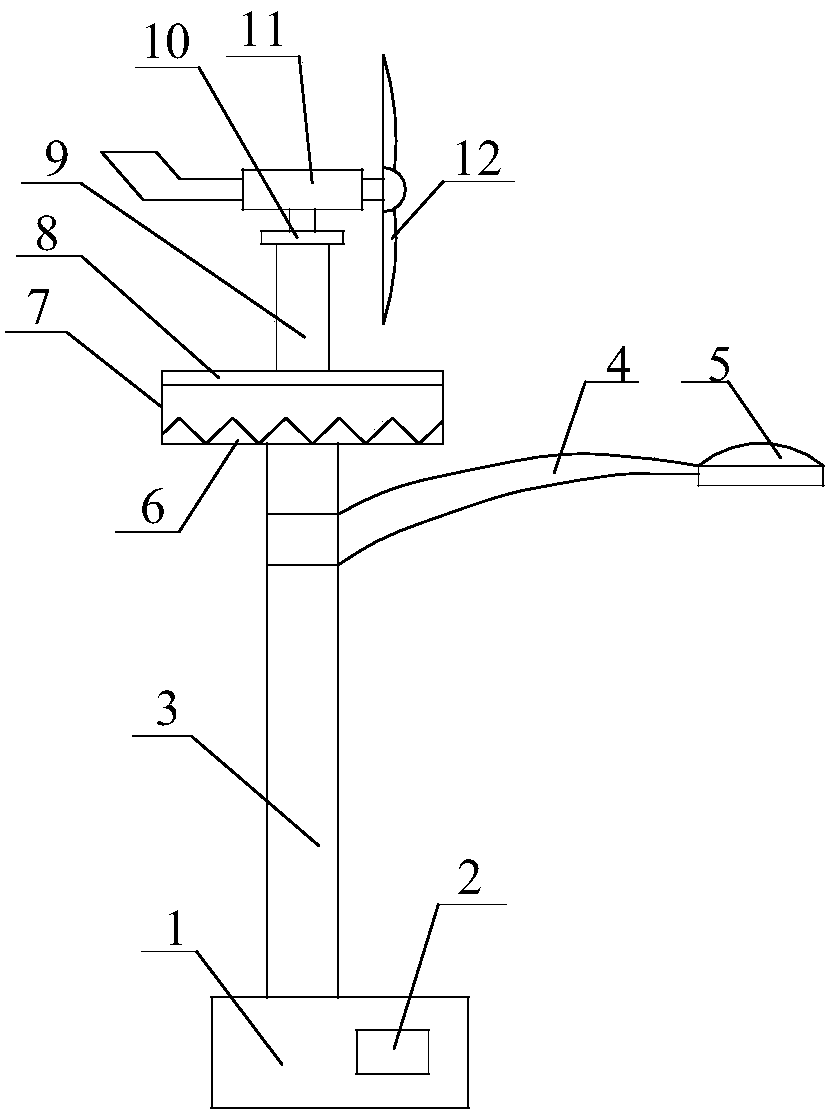 All-weather power generation street lamp