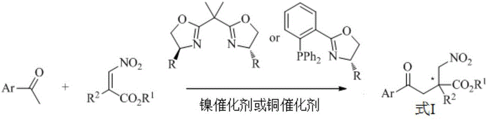 Preparation of alpha,alpha-disubstituted-beta-nitro ester compound containing full-carbon quaternary carbon chiral center and nitrogen aromatic heterocyclic ring and derivatives thereof
