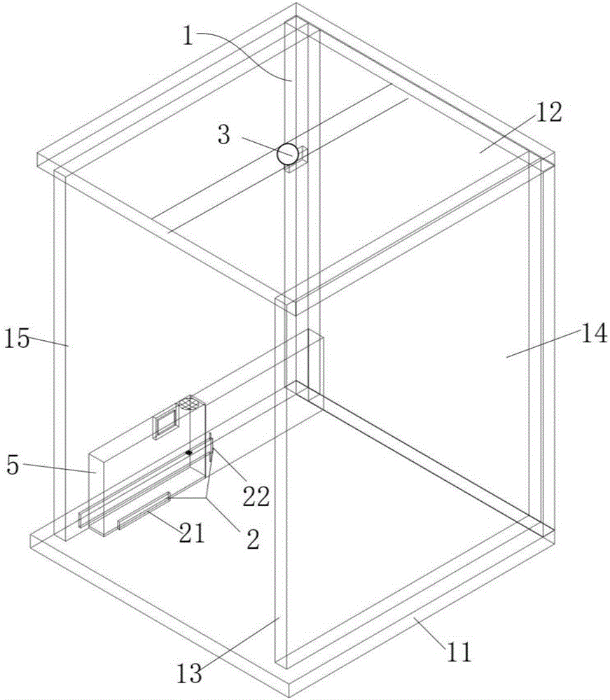 Device for calibrating light projection keyboard and use method thereof