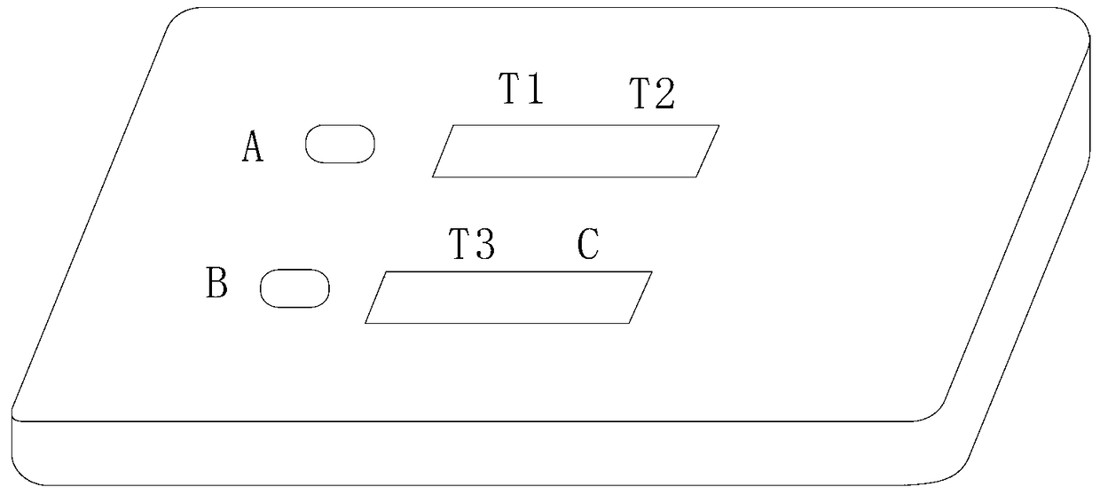Two-well immunoassay lateral flow test card