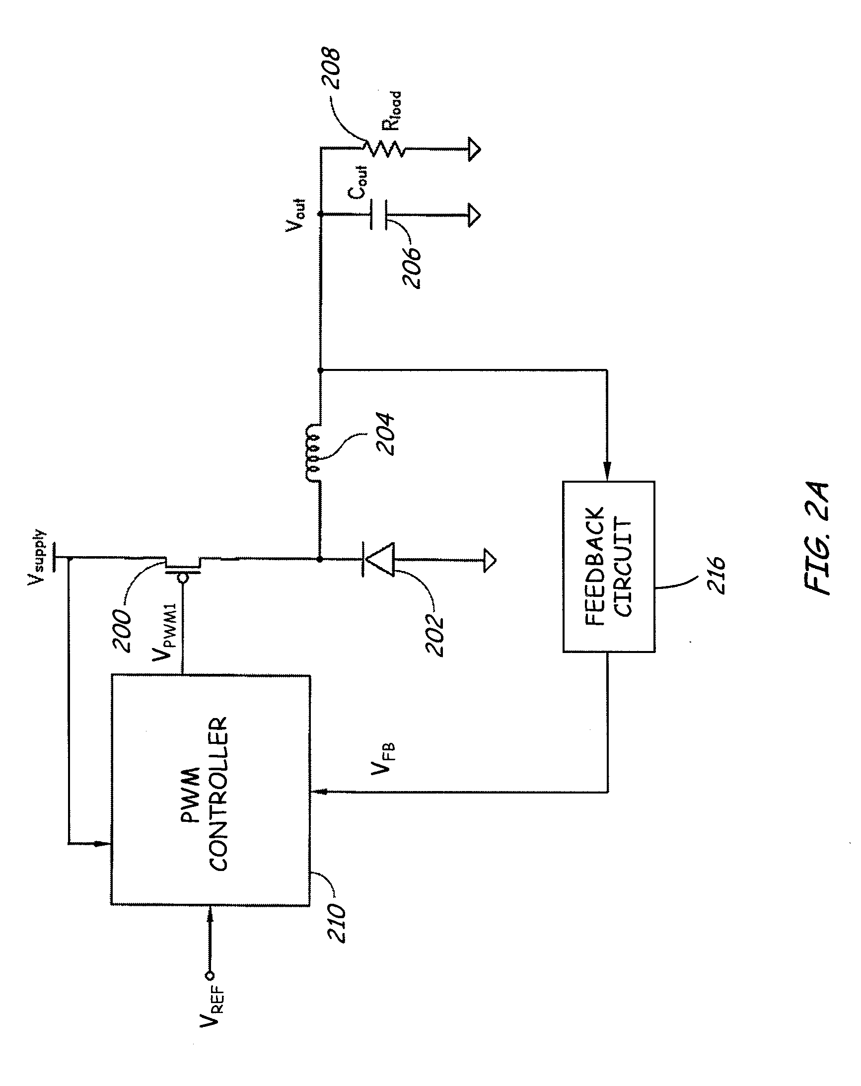 Method and apparatus to compensate for supply voltage variations in a pwm-based voltage regulator