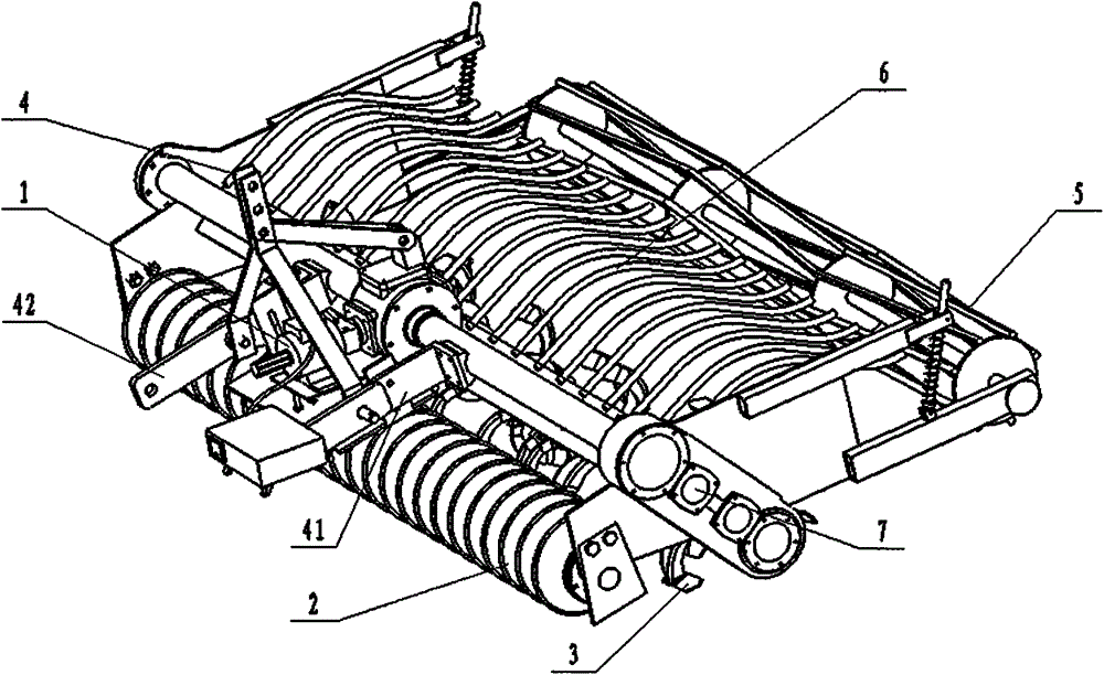 A reverse-rotation energy-saving stubble removal machine with a stubble cutting and splitting device and a detection device