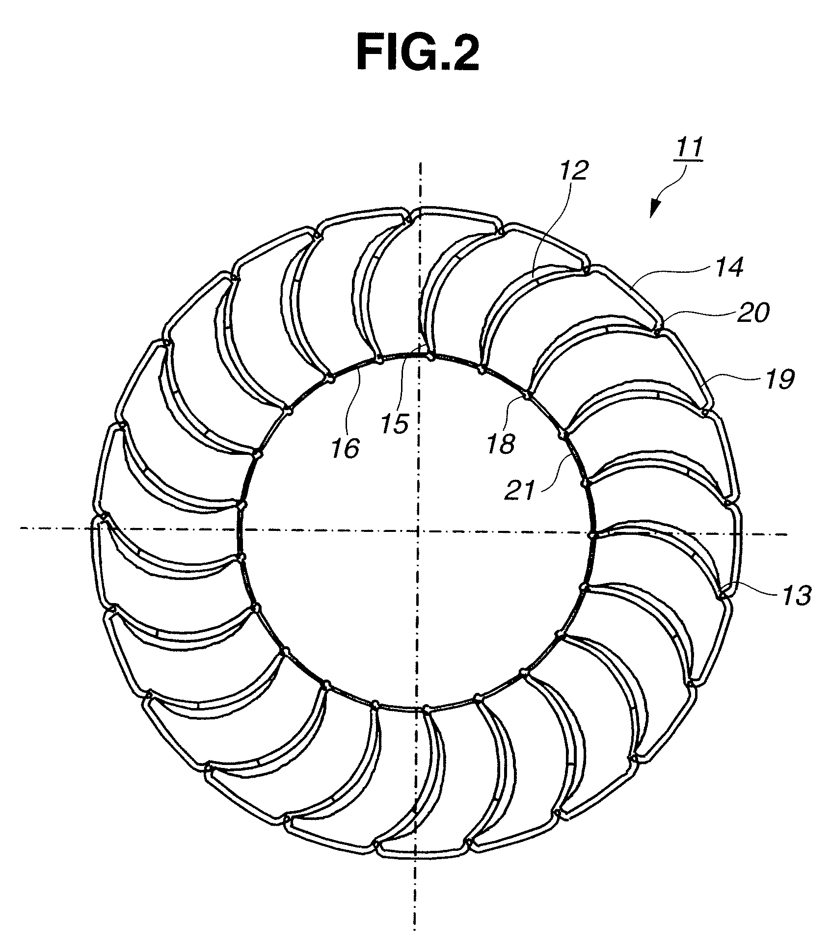Blade structure of torque converter and method for producing blade structure of torque converter