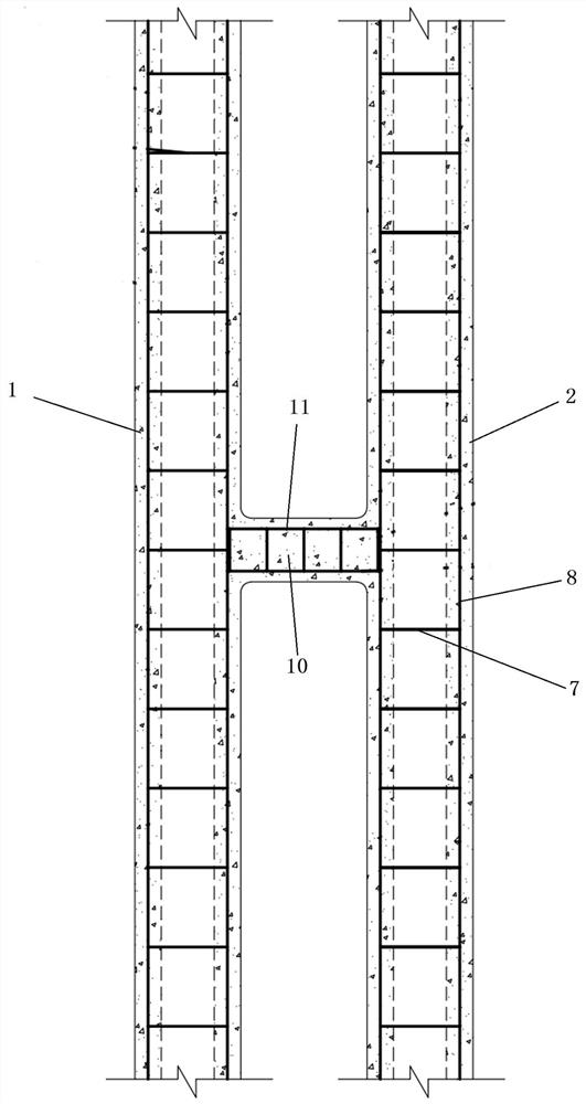 UHPC hollow column pier and construction method thereof