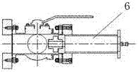 Shield tunneling machine muddy water tank soil mud pressure sensor replacing device and method for replacing same