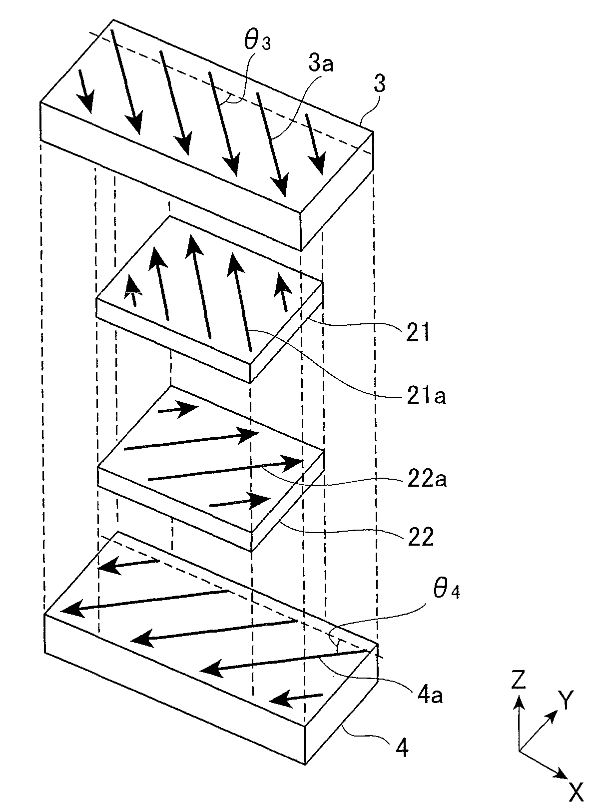 CPP-type magnetoresistance effect element and magnetic disk device