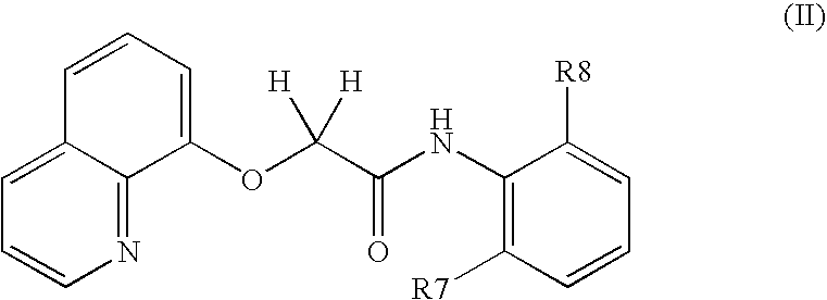 Oxyacetamide compounds useful for stimulating or inducing the growth and/or retarding the loss of keratin fibers