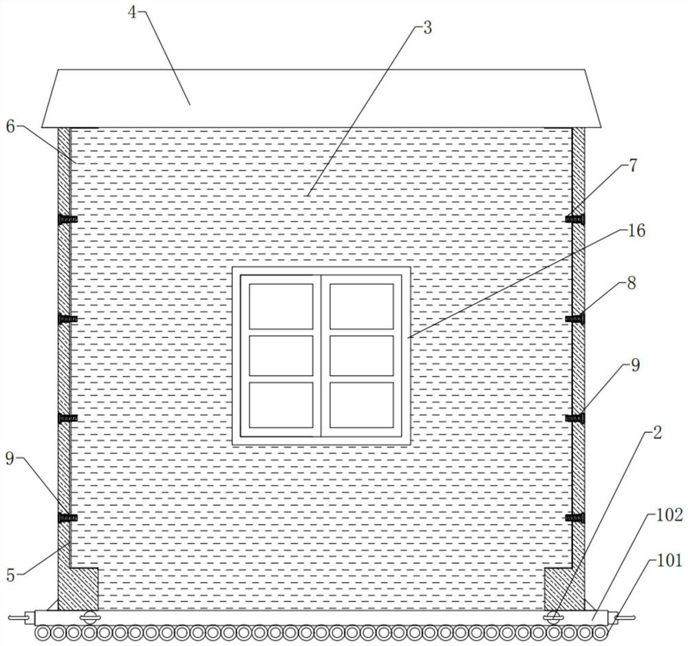 Quick disassembly and assembly type modular house