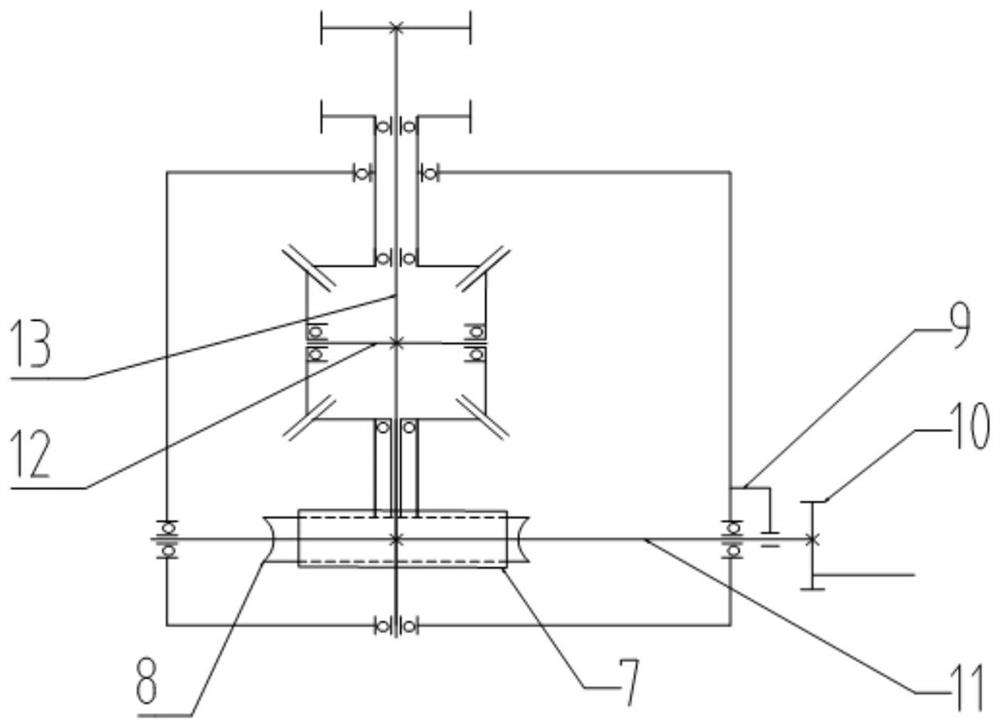 Online differential adjusting device and transmission system