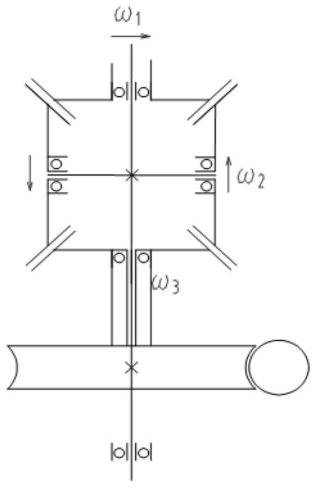 Online differential adjusting device and transmission system