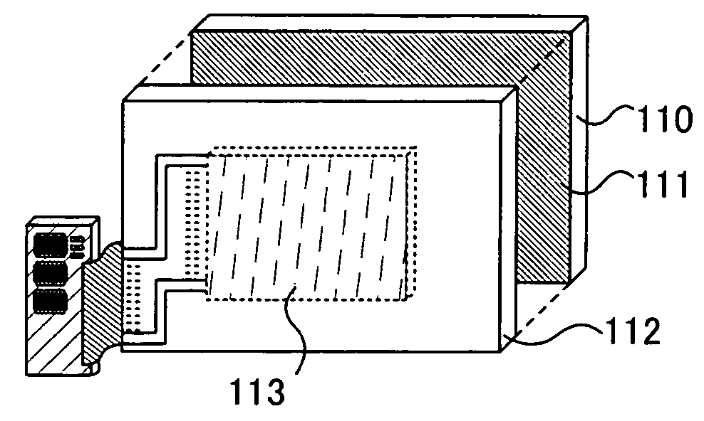 Display device, and vehicle-mounted display device and electronic