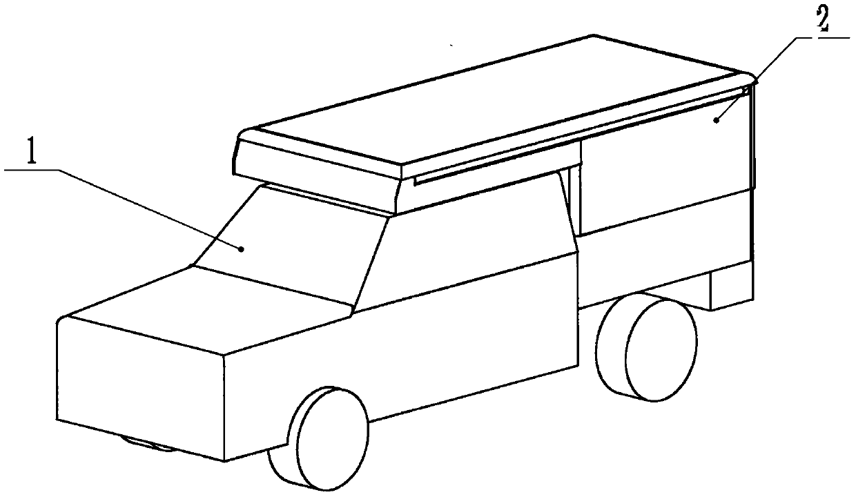 Roof lifting mechanism of recreational vehicle