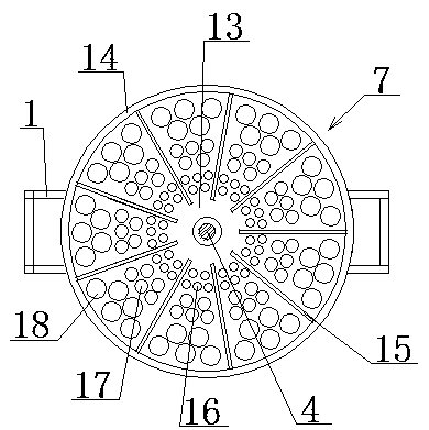 A potato grading device