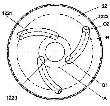 Three-point force tester for cylindrical elastic element