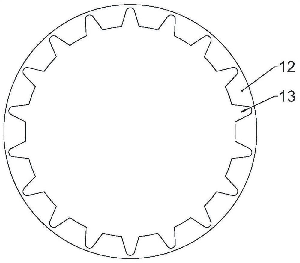 Efficient air cooling structure applied to motor