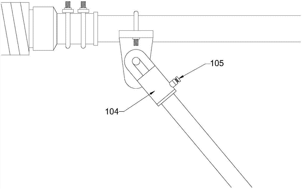 Defect detecting method of propping bolts at ends of diagonal bracing