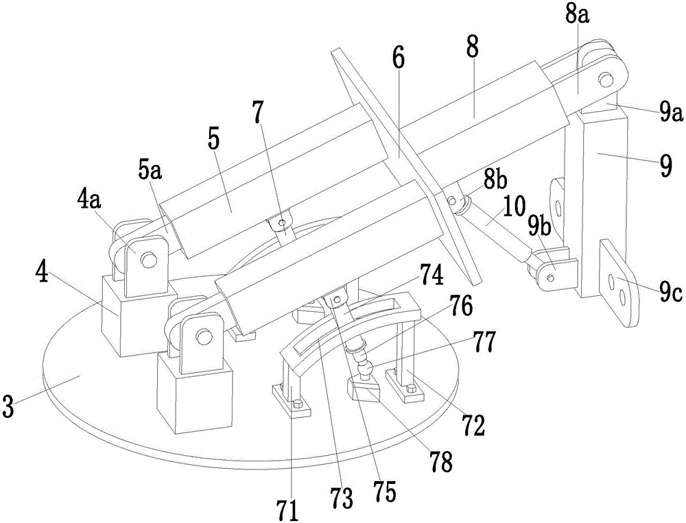 Angle adjusting device for massage equipment in department of neurology